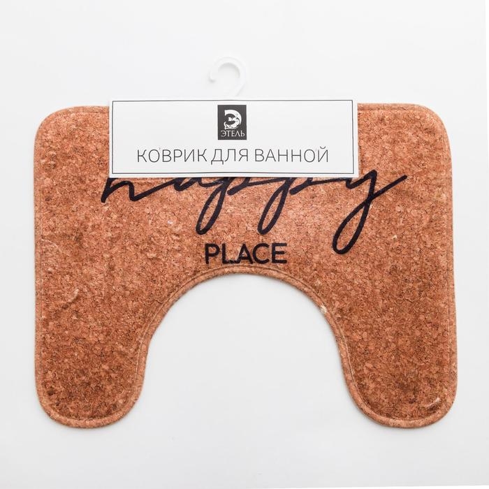 Коврик для ванной Этель Коврик для ванной Этель "Home", 50х40 см, велюр