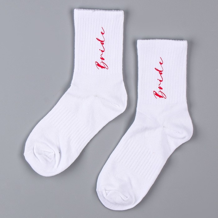 Носки для девичника Bride, карнавальный аксессуар Носки для девичника Bride, карнавальный аксессуар