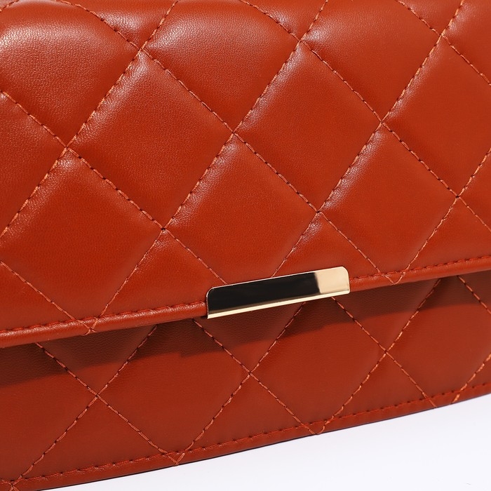 Сумка-мессенджер на магните, цвет рыжий Сумка-мессенджер на магните, цвет рыжий