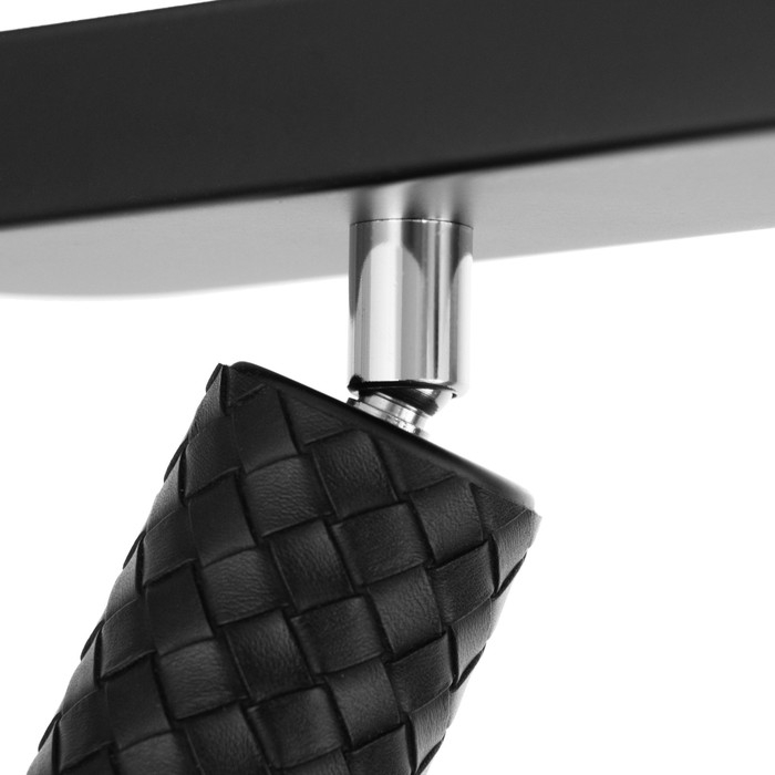 Потолочный светильник  Потолочный светильник "Скин" 3хЕ27 40Вт черный 30х6х16см