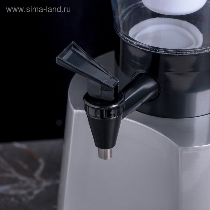 Башня пивная «Металлик», 3 л, колба с подсветкой, 2 батарейки, цвет серебристый Башня пивная «Металлик», 3 л, колба с подсветкой, 2 батарейки, цвет серебристый