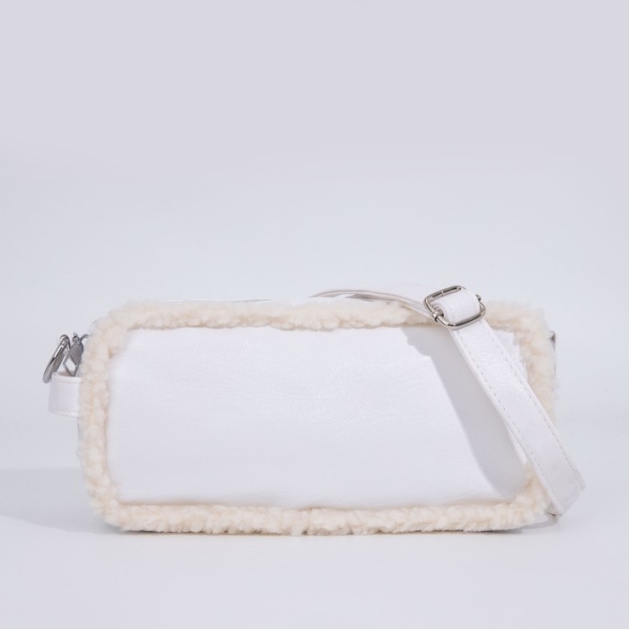 Сумка кросс-боди на молнии, цвет белый Сумка кросс-боди на молнии, цвет белый