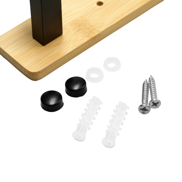 Вешалки с пятью крючками CAPPIO VC105, цвет черный Вешалки с пятью крючками CAPPIO VC105, цвет черный