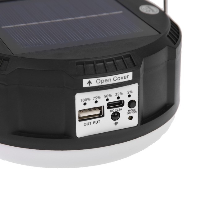 Садовый светильник на солнечной батарее «Дискошар», 13 × 6 × 13 см, 6 LED, пульт ДУ, свечение RGBW Садовый светильник на солнечной батарее «Дискошар», 13 × 6 × 13 см, 6 LED, пульт ДУ, свечение RGBW