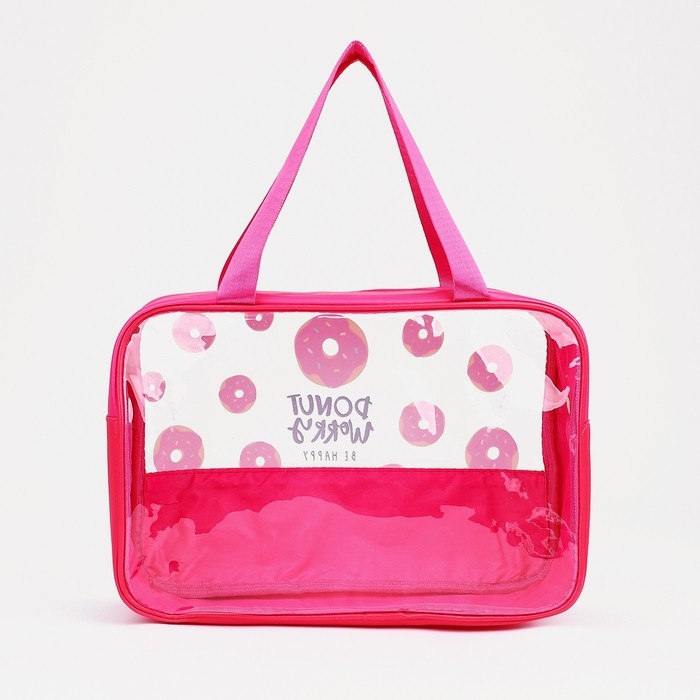 Косметичка на молнии, цвет малиновый Косметичка на молнии, цвет малиновый