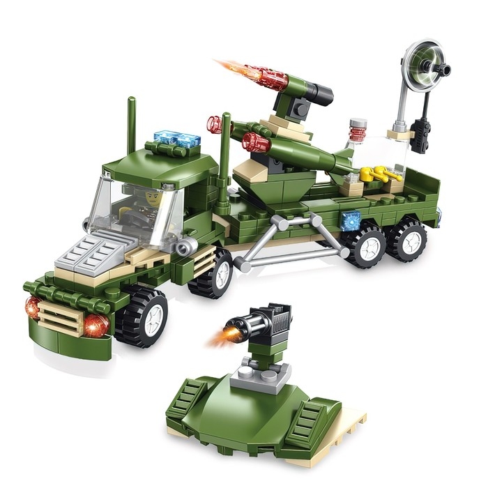 Конструктор 8 в 1 Военные &laquo;Боевая часть&raquo;, 8 видов МИКС