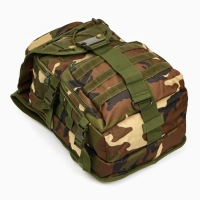 Рюкзак тактический "Storm tactic" мужской, стропы MOLLE, 40 л, камуфляж woodland