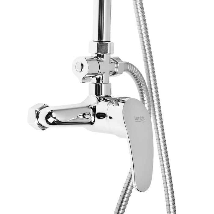 Душевая система Istok life luxe с одноручным латунным смесителем, хром Душевая система Istok life luxe с одноручным латунным смесителем, хром