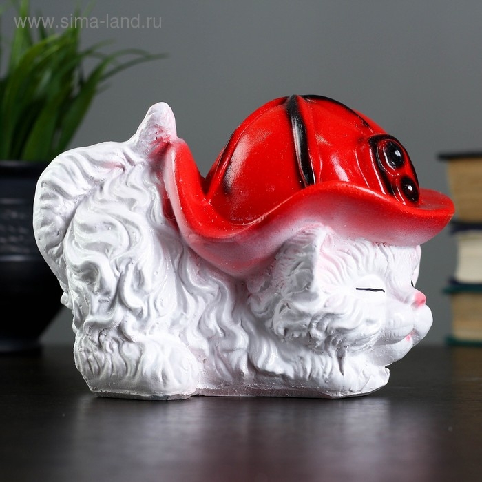 Копилка Копилка "Котёнок в каске" 16х9х11см