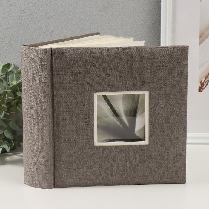 Фотоальбом Делюкс на 200 фото 10х15  см "grey canvas"