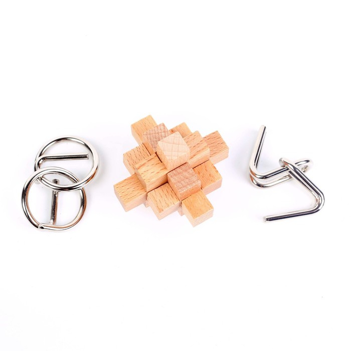 Головоломка металлическая «Загадки Великих Правителей», набор 3 шт.