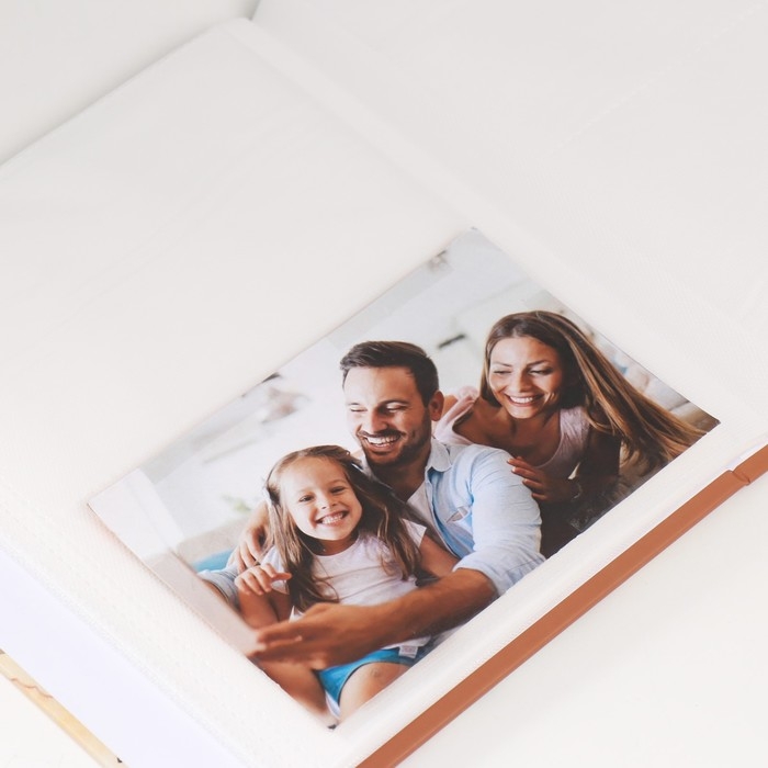 Фотоальбом на 100 фото 10х15 см Фотоальбом на 100 фото 10х15 см "Фотоаппарат с цветами. Ретро" в коробке МИКС 5х19х23 см