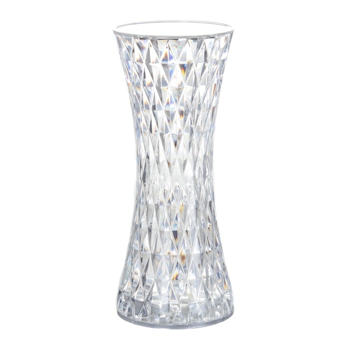 Настольная лампа с ПДУ Настольная лампа с ПДУ "Кристалл" LED 16 цветов RGB сенсорная USB 8x8x19 см RISALUX