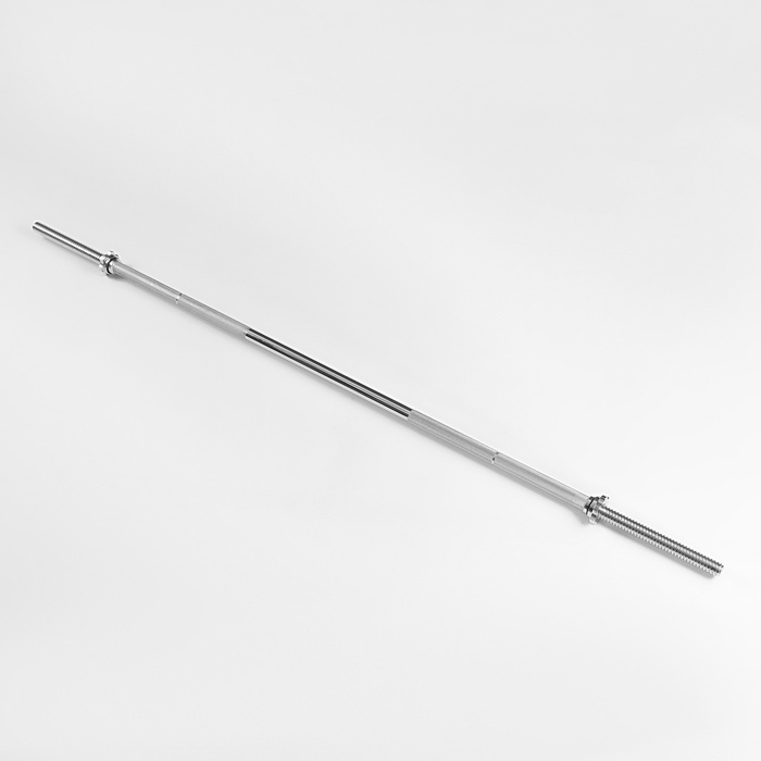 Гриф для штанги прямой, металлический, хромированный, d=28 мм, 180 см Гриф для штанги прямой, металлический, хромированный, d=28 мм, 180 см