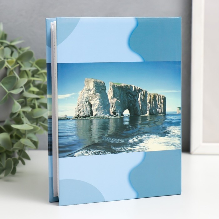 Фотоальбом на 96 фото 10х15 см Фотоальбом на 96 фото 10х15 см "Горный рельеф" МИКС 16,5х12,5х5 см