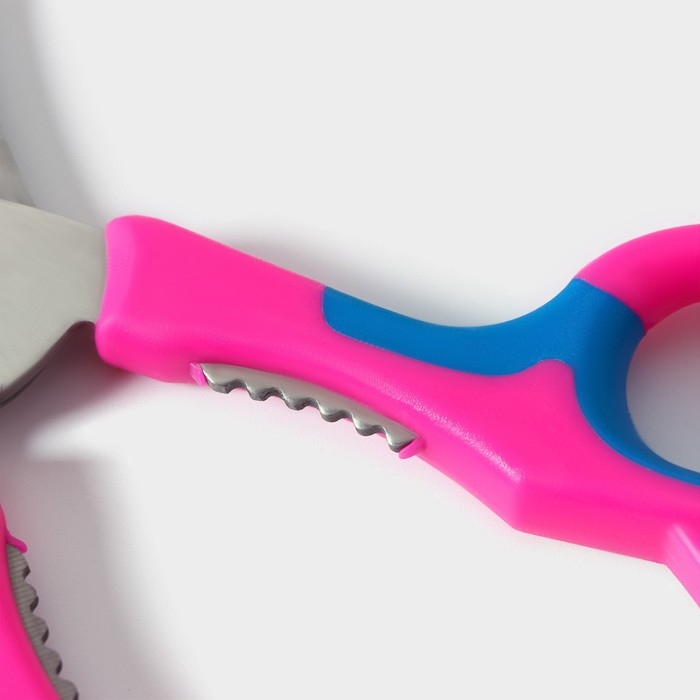 Ножницы кухонные для мяса и рыбы Доляна «Краски», 20 см, цвет МИКС Ножницы кухонные для мяса и рыбы Доляна «Краски», 20 см, цвет МИКС