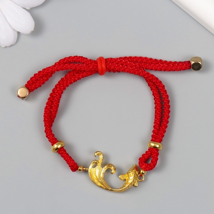 Браслет фен-шуй Браслет фен-шуй "Растительный узор" регулируемая длина