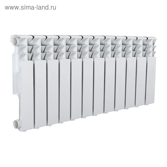 Радиатор Tropic 350x80 мм алюминиевый, 12 секций Радиатор Tropic 350x80 мм алюминиевый, 12 секций