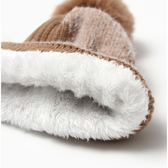 Шапка женская MINAKU, цвет песочный, р-р 56-58