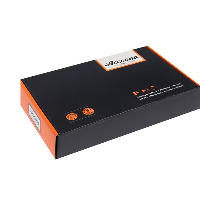 Смеситель для кухни Accoona A4844F, однорычажный, силиконовый излив, силумин, черный/хром Смеситель для кухни Accoona A4844F, однорычажный, силиконовый излив, силумин, черный/хром