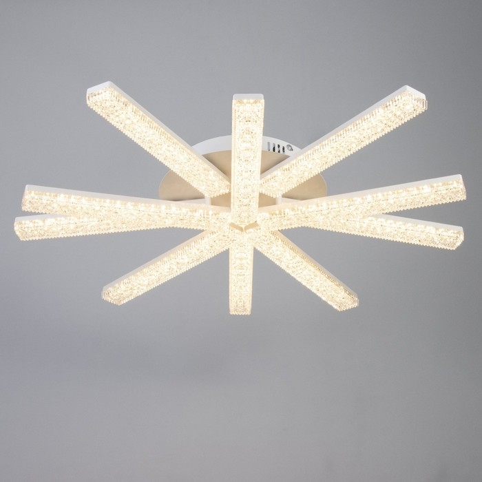 Люстра с ПДУ Люстра с ПДУ "Люччия" LED 200Вт 3000-6000Вт белый 67х67х10,5см BayerLux