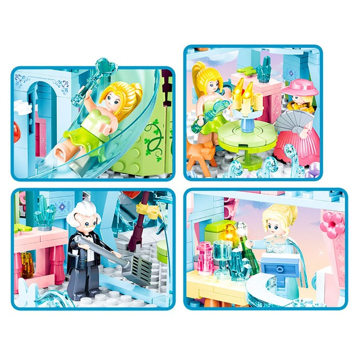 Конструктор Розовая Мечта «Зимние сказки», 447 деталей Конструктор Розовая Мечта «Зимние сказки», 447 деталей