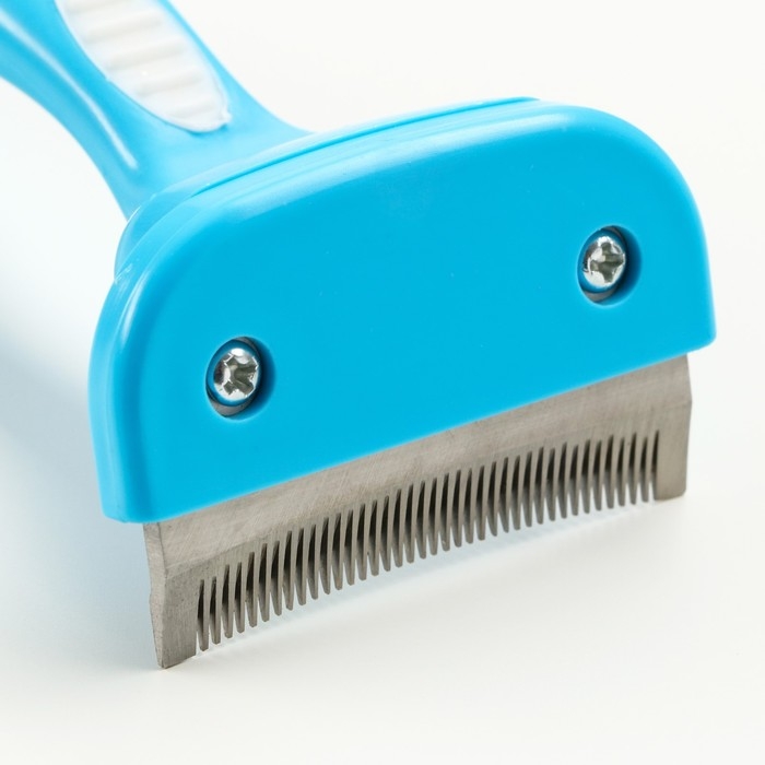 Дешеддер средний, лезвие шириной 6,5 см, голубой Дешеддер средний, лезвие шириной 6,5 см, голубой