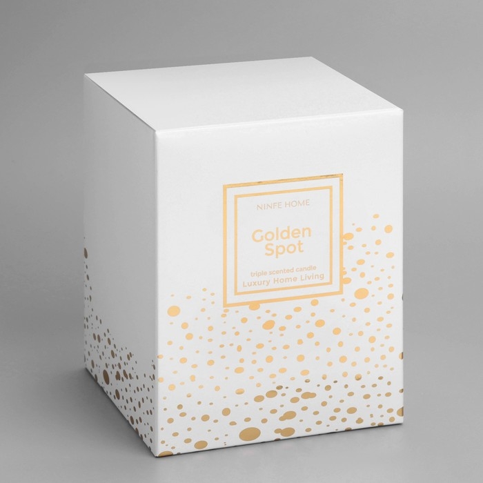 Свеча ароматическая  Свеча ароматическая "Golden Spot",бузина и грейпфрут, белый стакан