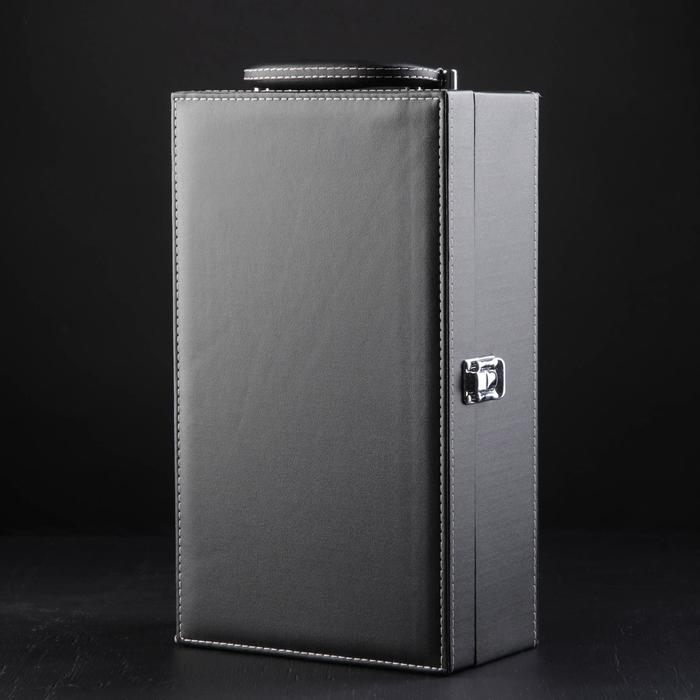 Набор для вина на 2 бутылки Доляна «Премьер», 4 предмета: штопор, пробка, воронка, кольцо Набор для вина на 2 бутылки Доляна «Премьер», 4 предмета: штопор, пробка, воронка, кольцо