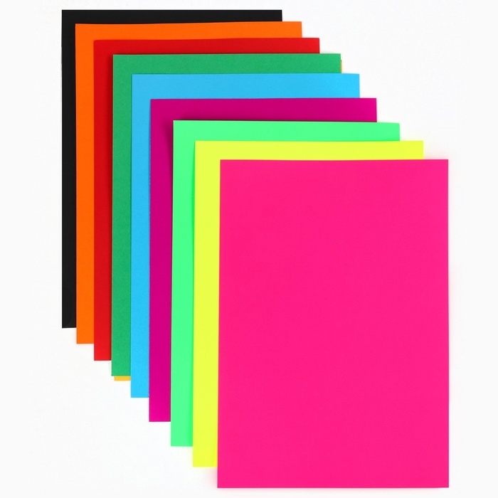 Картон цветной А4 тонированный, 34 листа, 20 цветов (обычный, пастель, неон) 180 г/м Картон цветной А4 тонированный, 34 листа, 20 цветов (обычный, пастель, неон) 180 г/м