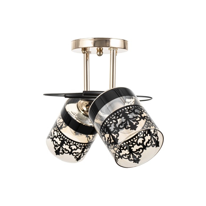 Люстра Люстра "Рейна" 2хЕ27 40Вт черный 48х26х27 см BayerLux