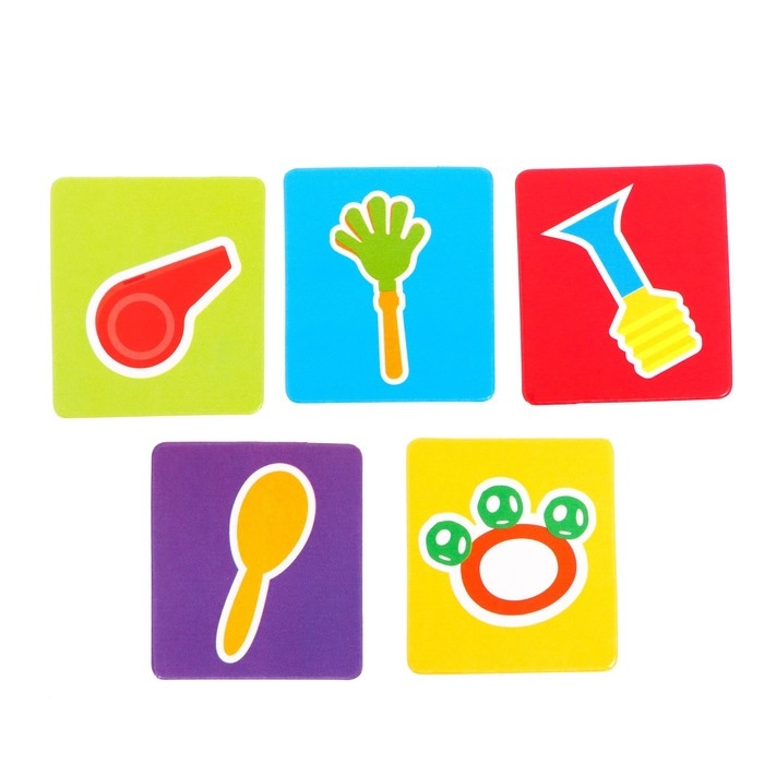 Развивающий набор &laquo;Весёлые звуки&raquo;, свисток, маракас, трещотка, браслет, клаксон