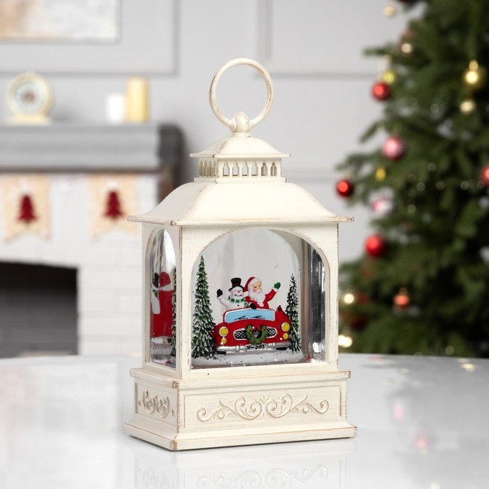 Фигура светодиодная «Новогодние приключения», 21х13.3х8.1 см, музыка, батарейки ААх3 (не в комплекте), USB, свечение тёплое белое Фигура светодиодная «Новогодние приключения», 21х13.3х8.1 см, музыка, батарейки ААх3 (не в комплекте), USB, свечение тёплое белое