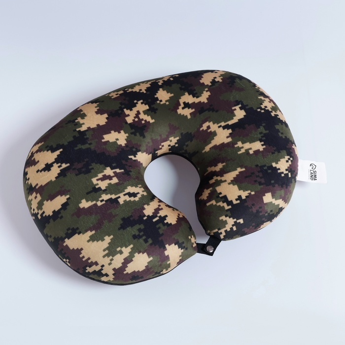 Подушка для путешествий антистресс «Хаки», 29 х 29 см Подушка для путешествий антистресс «Хаки», 29 х 29 см