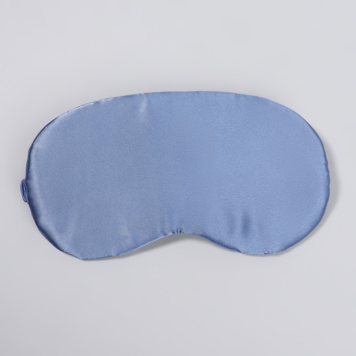 Маска для сна «ШЁЛК», 19 × 10 см, резинка одинарная, цвет тёмно-синий Маска для сна «ШЁЛК», 19 × 10 см, резинка одинарная, цвет тёмно-синий