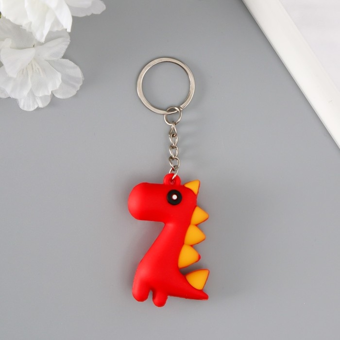 Брелок резина Брелок резина "Яркий динозаврик" МИКС 4,2х1,3х6 см