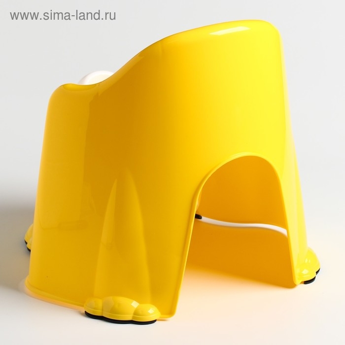 Горшок детский антискользящий «Комфорт» с крышкой, съёмная чаша, цвет жёлтый Горшок детский антискользящий «Комфорт» с крышкой, съёмная чаша, цвет жёлтый