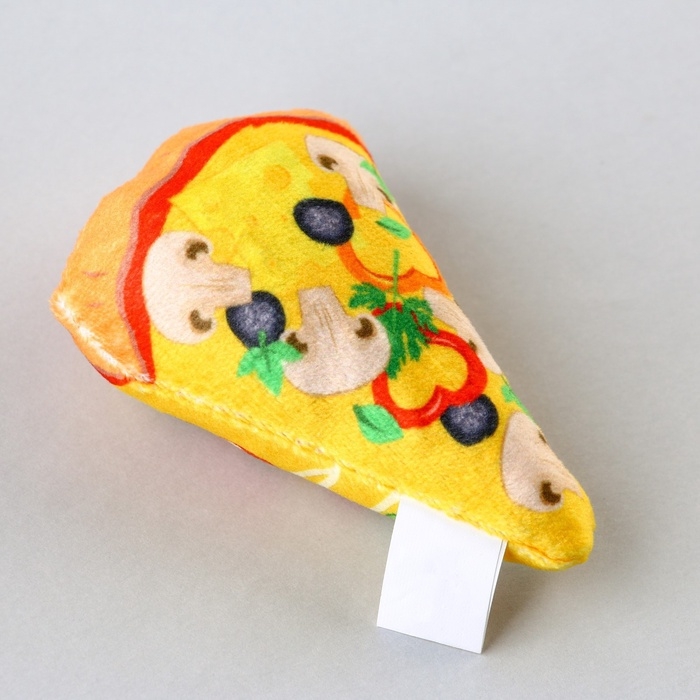 Игрушка для кошек с мятой «Пицца» из текстиля, 8,7х6,9 см Игрушка для кошек с мятой «Пицца» из текстиля, 8,7х6,9 см