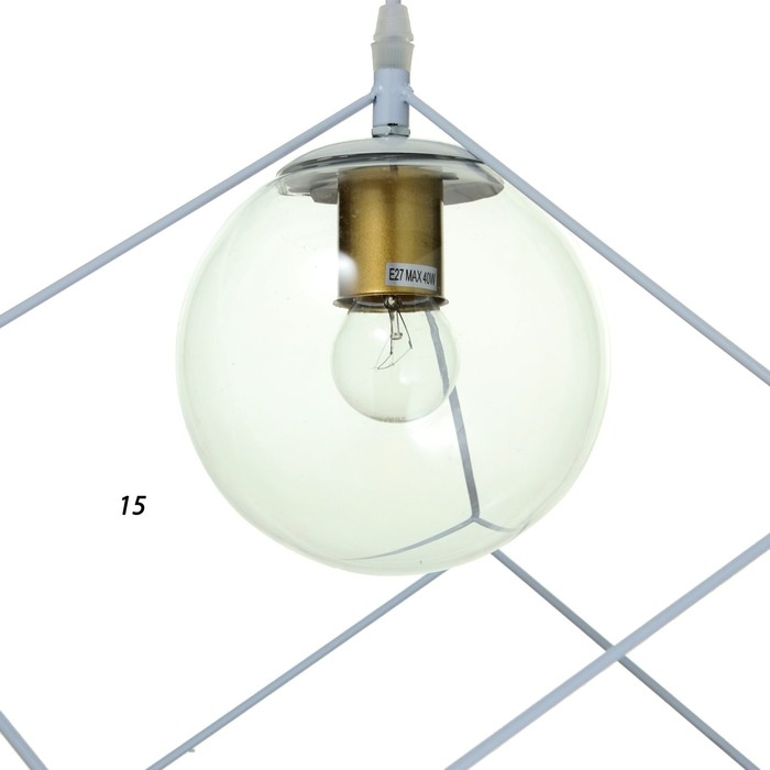 Светильник BayerLux 2467/1WT E27 40Вт белый 25х25х25-125 см