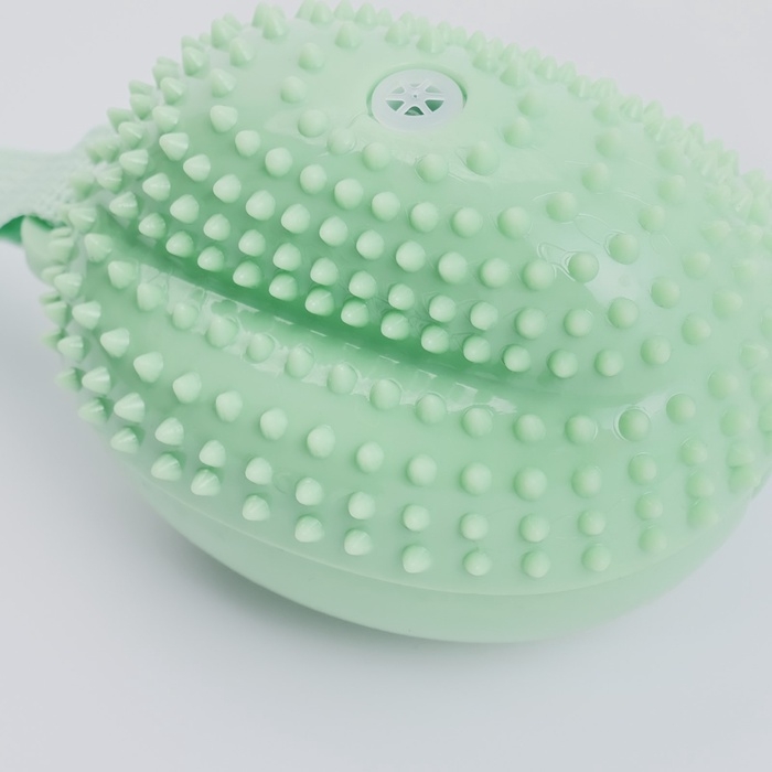 Игрушка массажная пищащая для собак Игрушка массажная пищащая для собак "Фрукт",10,5 см, ТПР, микс цветов