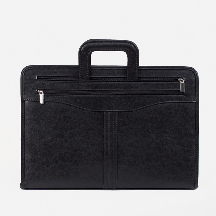 Папка для документов «Алекс», А4, цвет чёрный