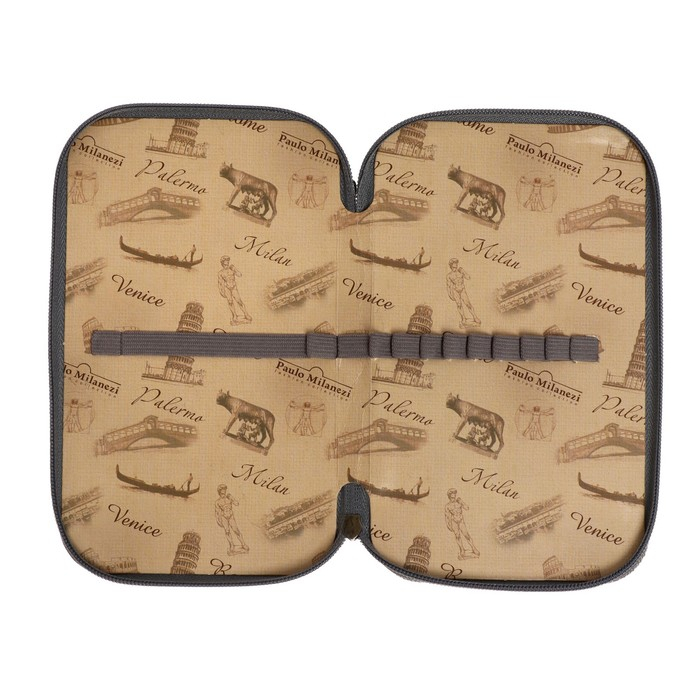 Пенал 2 секции, 125 х 205 х 40 мм, 8П26/2 Calligrata Пенал 2 секции, 125 х 205 х 40 мм, 8П26/2 Calligrata "Хоккеисты" (рисунок с эффектом металлика)