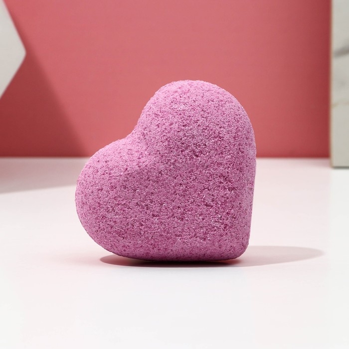 Бомбочка для ванны «Люблю тебя», 130 г, аромат розы, ЧИСТОЕ СЧАСТЬЕ