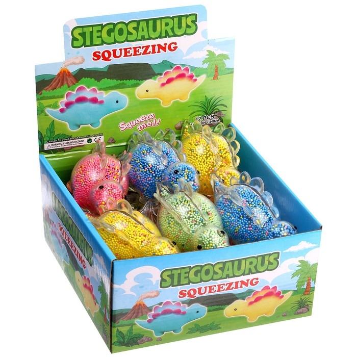 Мялка «Динозаврик» с пенопластом Мялка «Динозаврик» с пенопластом