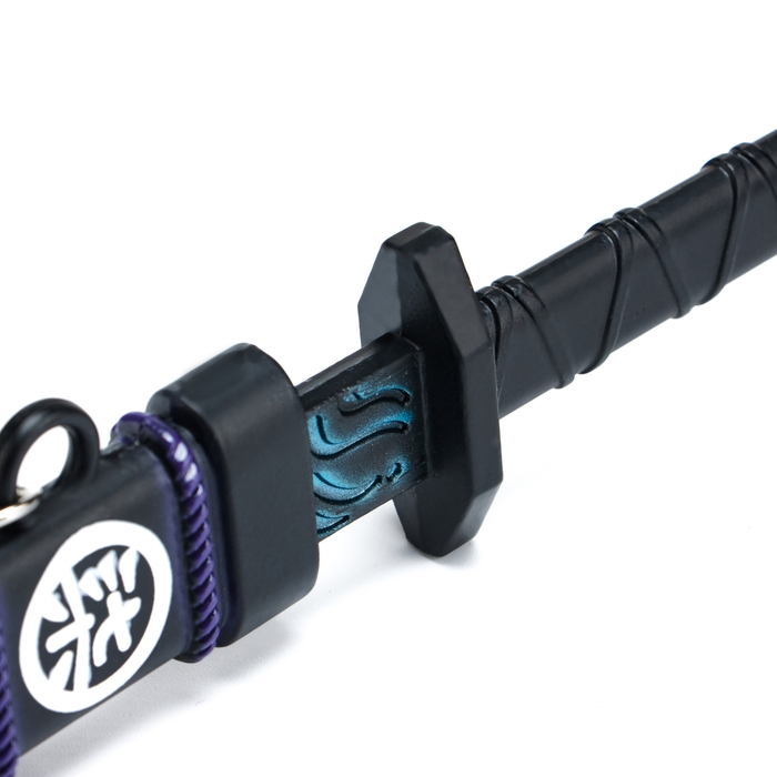 Сувенирное оружие подвесное мини Сувенирное оружие подвесное мини "Катана Севена", брелок, 39 см, чёрная