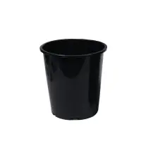 Горшок для рассады, для роз, 7 л, d=22 см, h=26 см, чёрный, Greengo