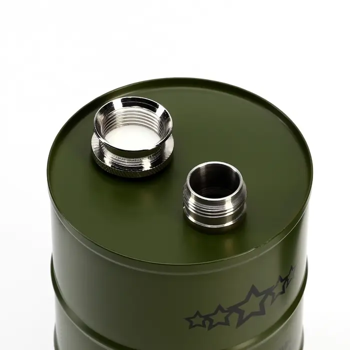 Фляжка &laquo;Стратегический продовольственный&raquo;, нержавеющая сталь, 700 мл, 25 oz