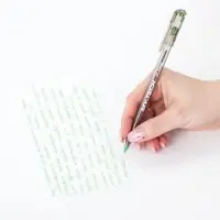 Ручка шариковая Pensan. My-Tech, зелёный стержень, игольчатый узел 0.7 мм, на масляной основе