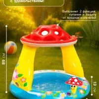 Бассейн надувной &laquo;Гриб&raquo;, 102&times;89 см, от 1-3 лет, 57114NP INTEX