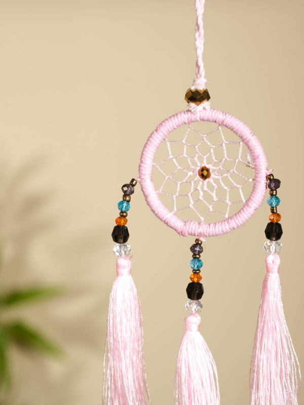 Ловец снов 4х20 см. розовый Ловец снов 4х20 см. розовый
